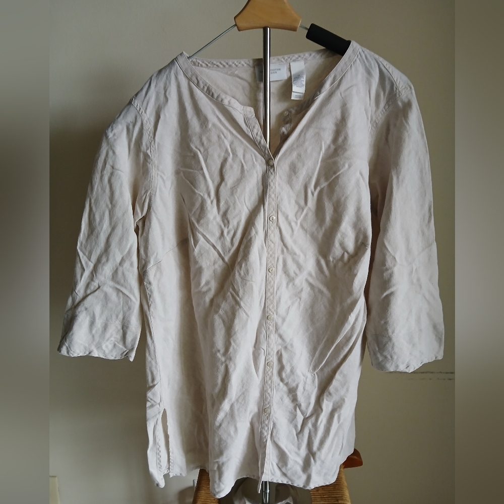 Liz Claiborne Size 1X Button Front Top